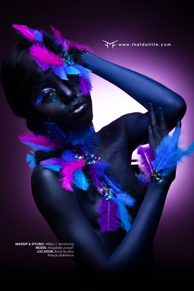 Bahamas Photographer Farreno Ferguson Photographs BlackBird by Makare' Gaia in the Caribbean, Fine Art