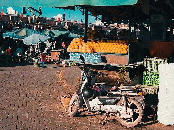 Bahamian photographer Farreno Ferguson photographs some of the day to day like of the city of Marrakech, Morocco.