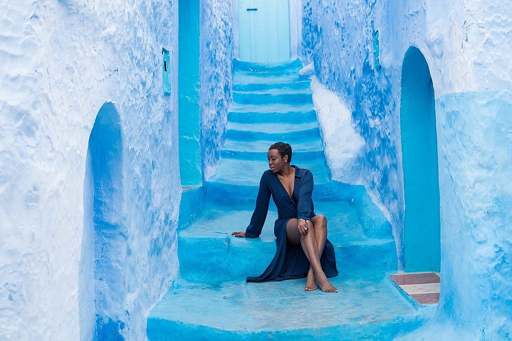 Photo of @iamianthia in Chefchaouen "The Blue Pearl"