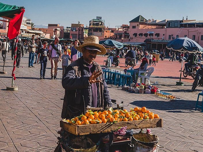 Bahamian photographer Farreno Ferguson photographs some of the day to day like of the city of Marrakech, Morocco.