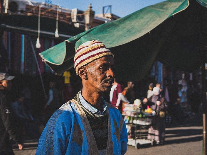 Bahamian photographer Farreno Ferguson photographs some of the day to day like of the city of Marrakech, Morocco.